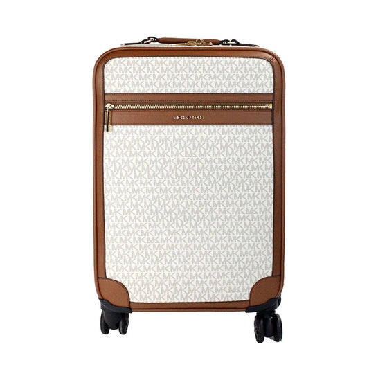 Michael Kors Travel Vanilla Trolley Rolling Suitcase