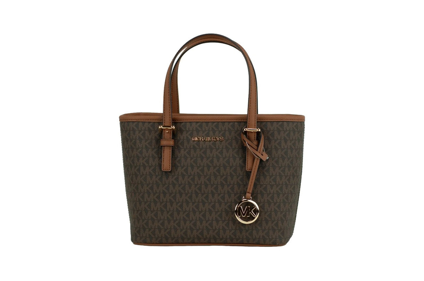 Michael Kors Jet Set Brown Signature XS Carryall