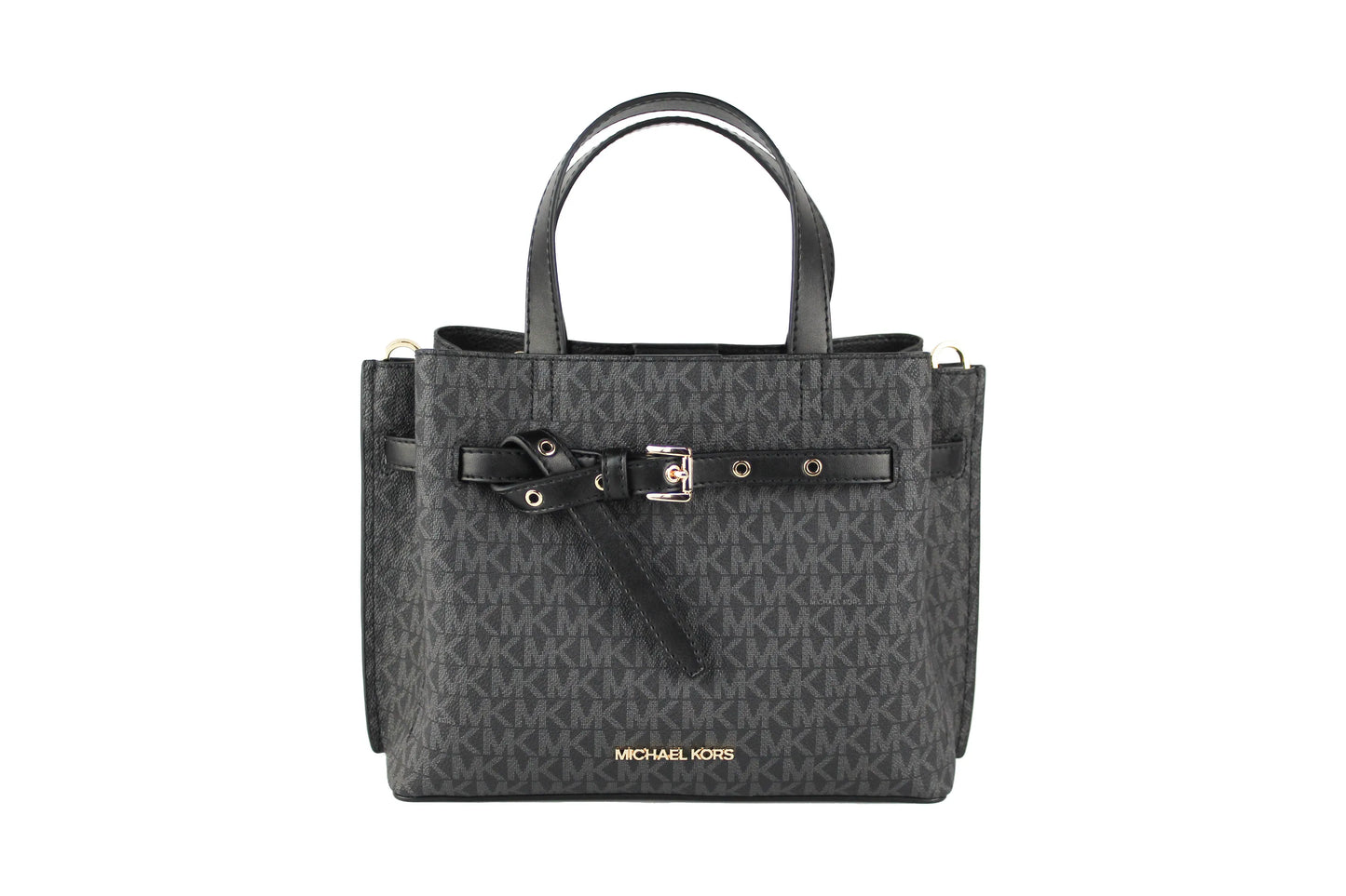 Michael Kors Emilia PVC Buckle Strap Satchel Bag