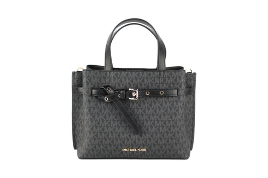 Michael Kors Emilia PVC Buckle Strap Satchel Bag