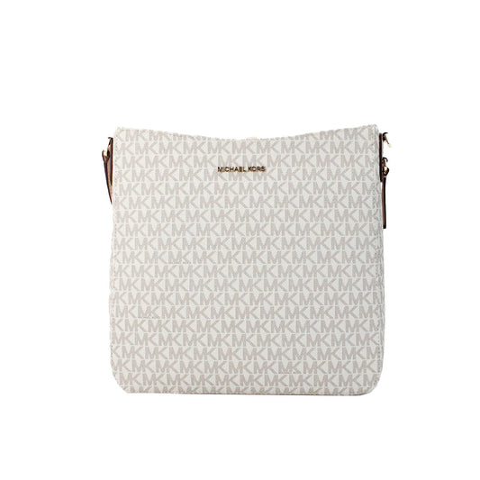 Michael Kors Jet Set Vanilla Messenger Crossbody Bag