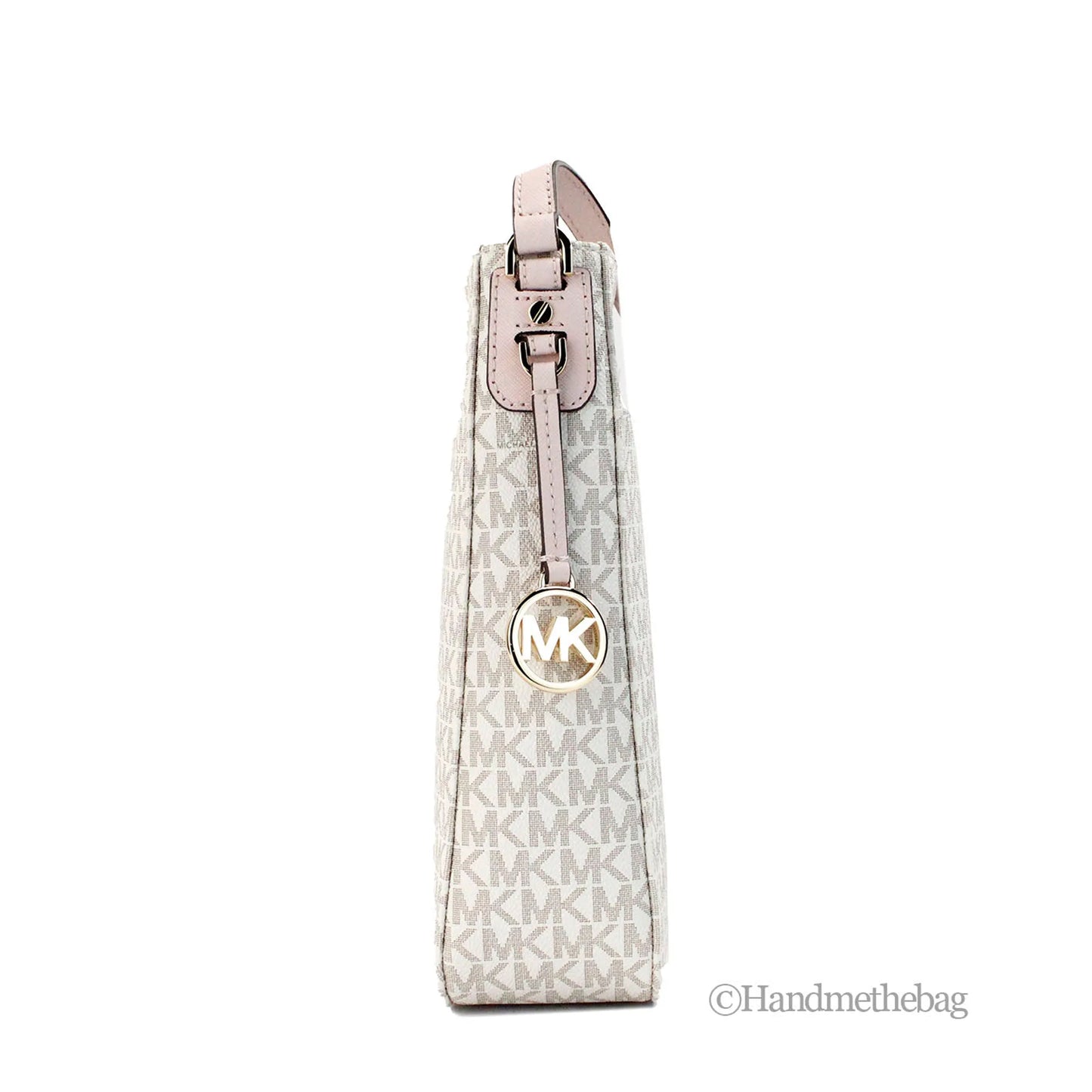 Michael Kors Jet Set Vanilla Messenger Crossbody Bag