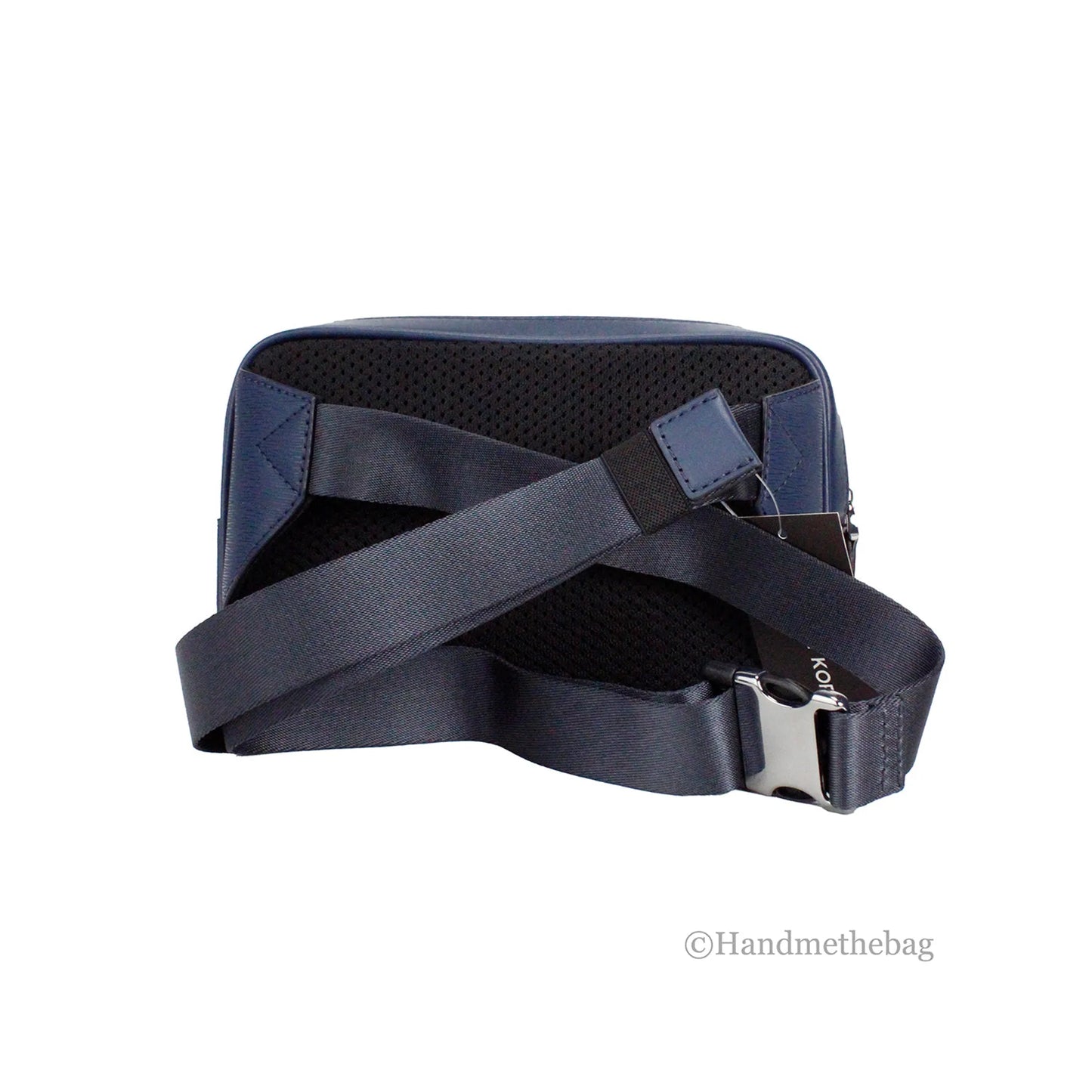 Michael Kors Cooper Navy Double Zip Belt Bag
