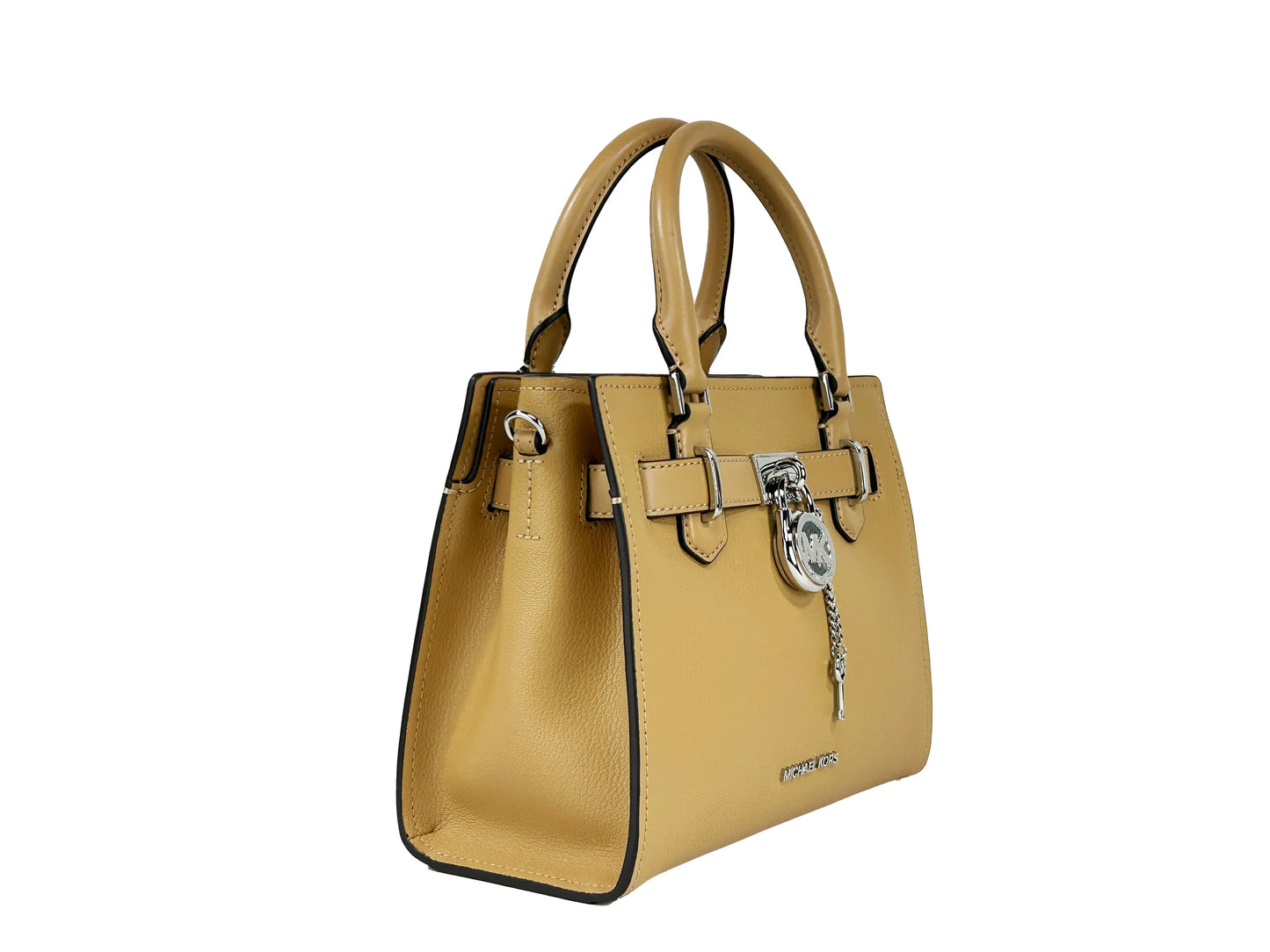 Michael Kors Hamilton Leather Satchel Crossbody