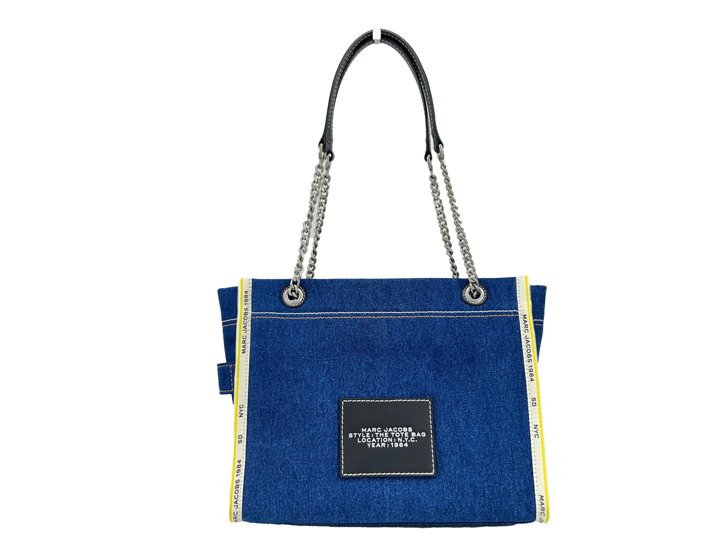 Marc Jacobs Denim Chain The Tote Bag