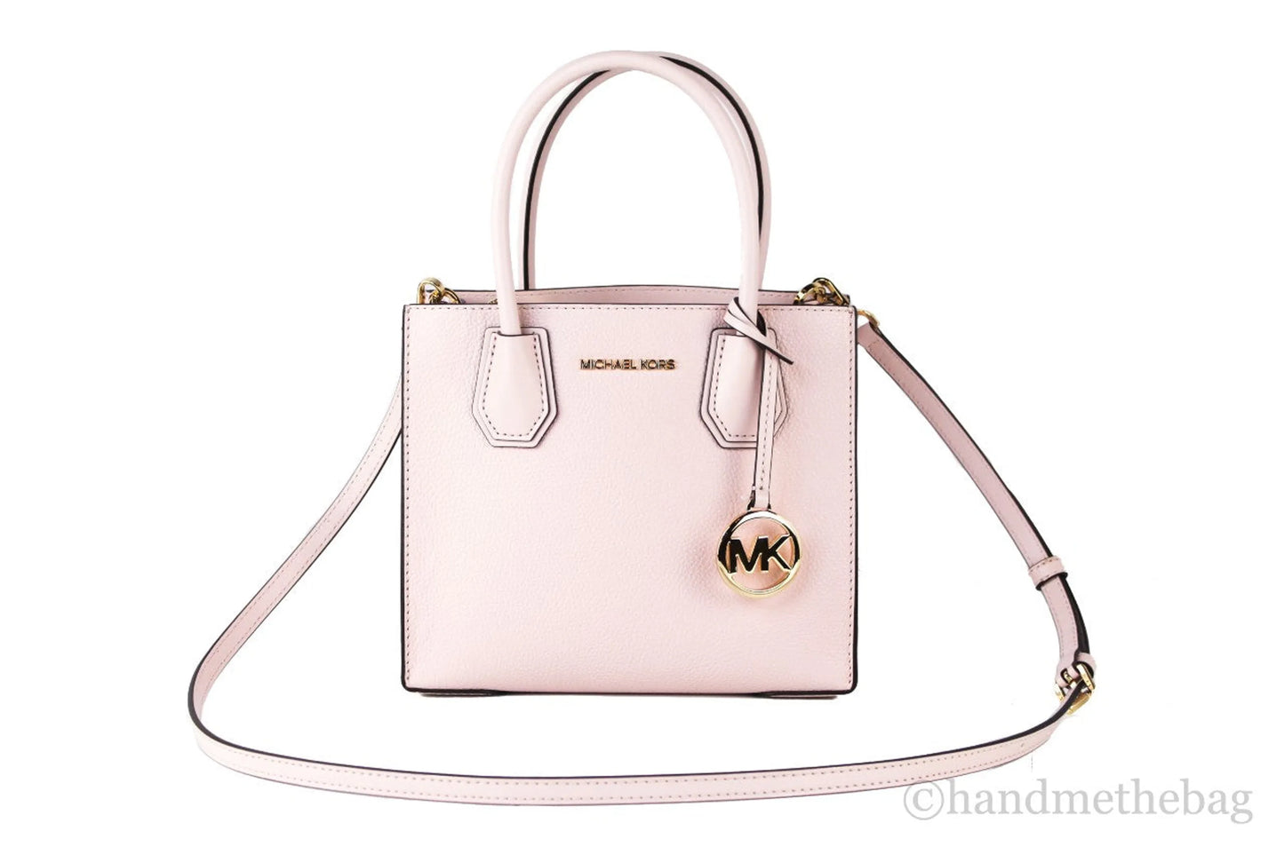 Michael Kors Mercer Powder Blush Messenger Crossbody