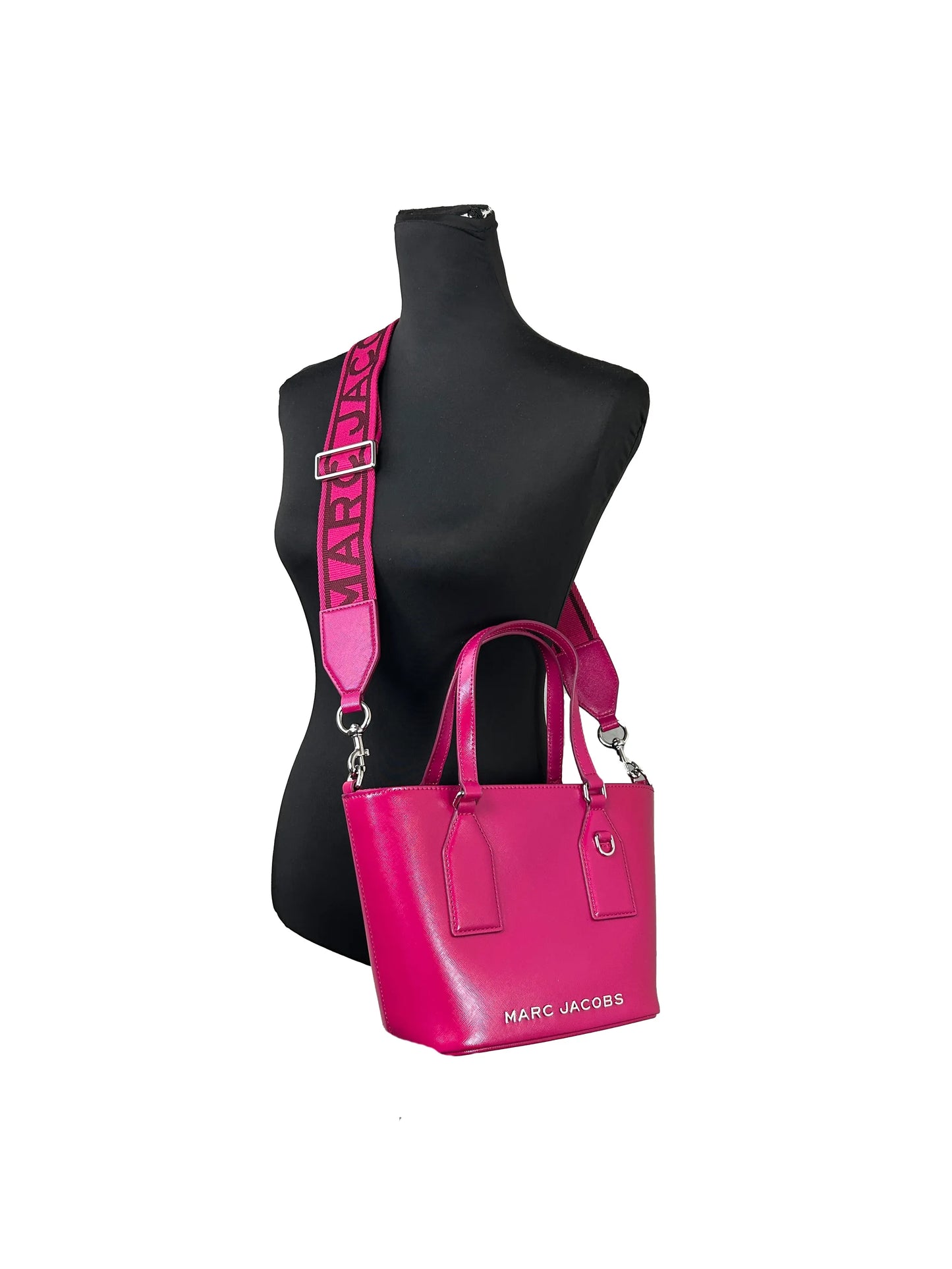 Marc Jacobs Saffiano Leather Tote Crossbody Bag
