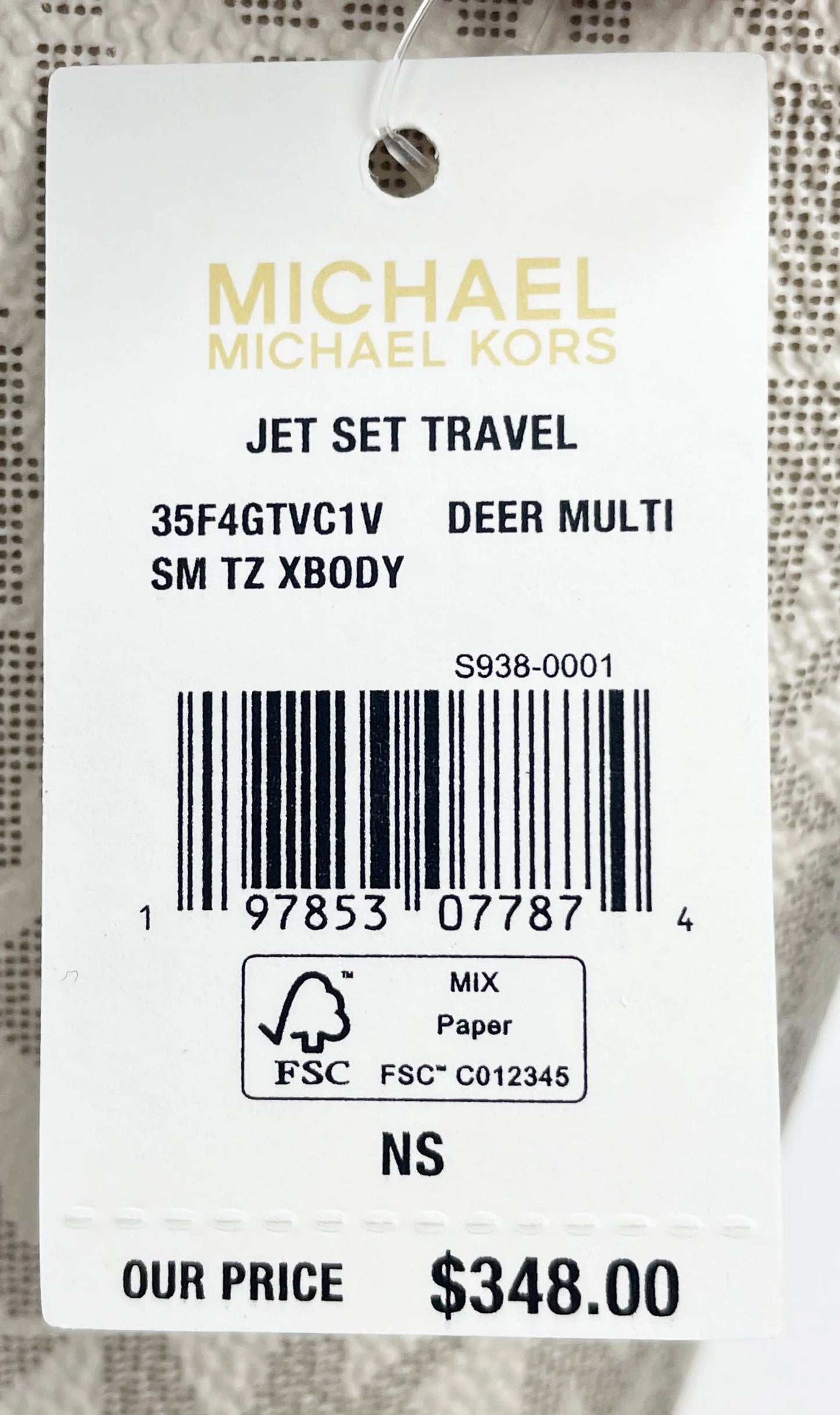 Michael Kors Jet Set Travel TZ Crossbody Bag