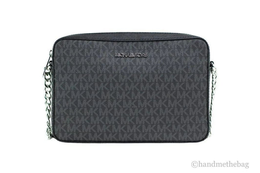 Michael Kors Jet Set Signature PVC East West Crossbody Handbag