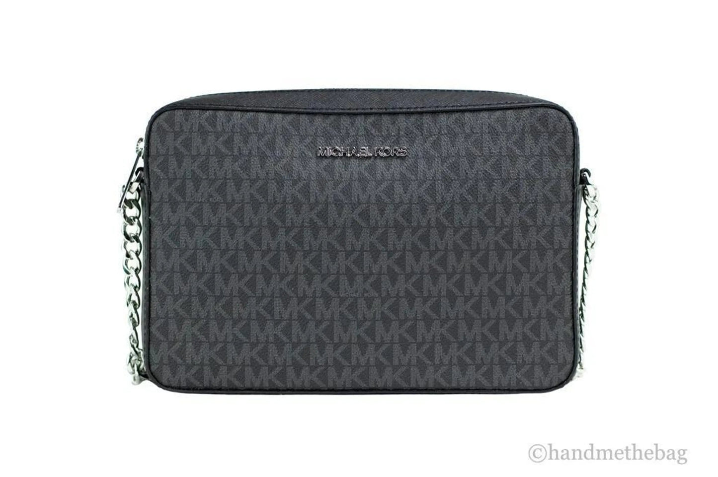 Michael Kors Jet Set Signature PVC East West Crossbody Handbag