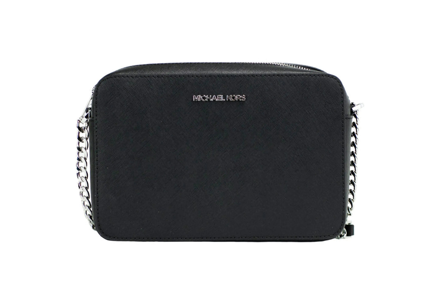 Michael Kors Jet Set East West Saffiano Leather Crossbody Handbag