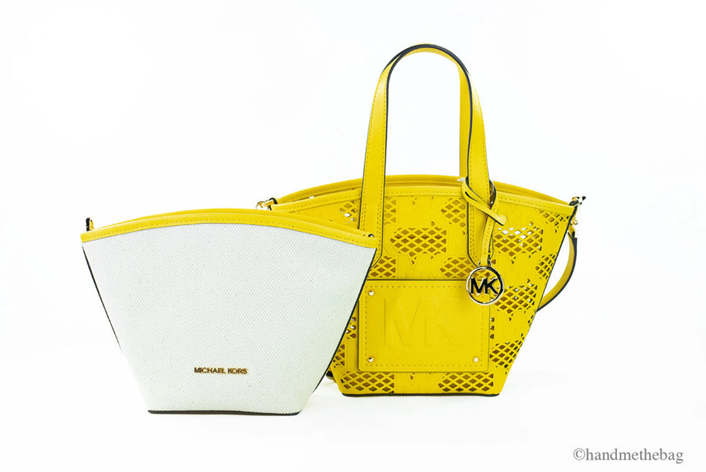 Michael Kors Kimber Daffodil Vegan 2-in-1 Zip Tote
