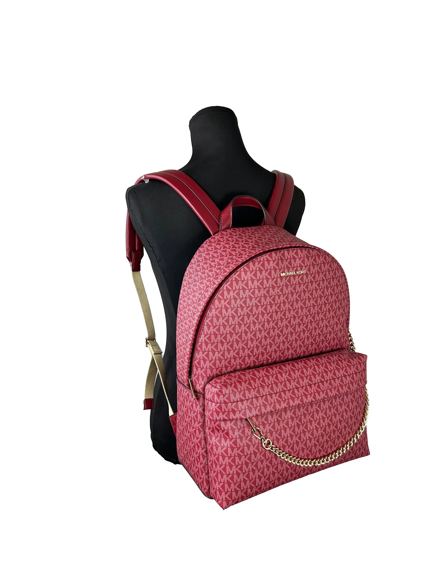 Michael Kors Slater Chain PVC Backpack Bookbag