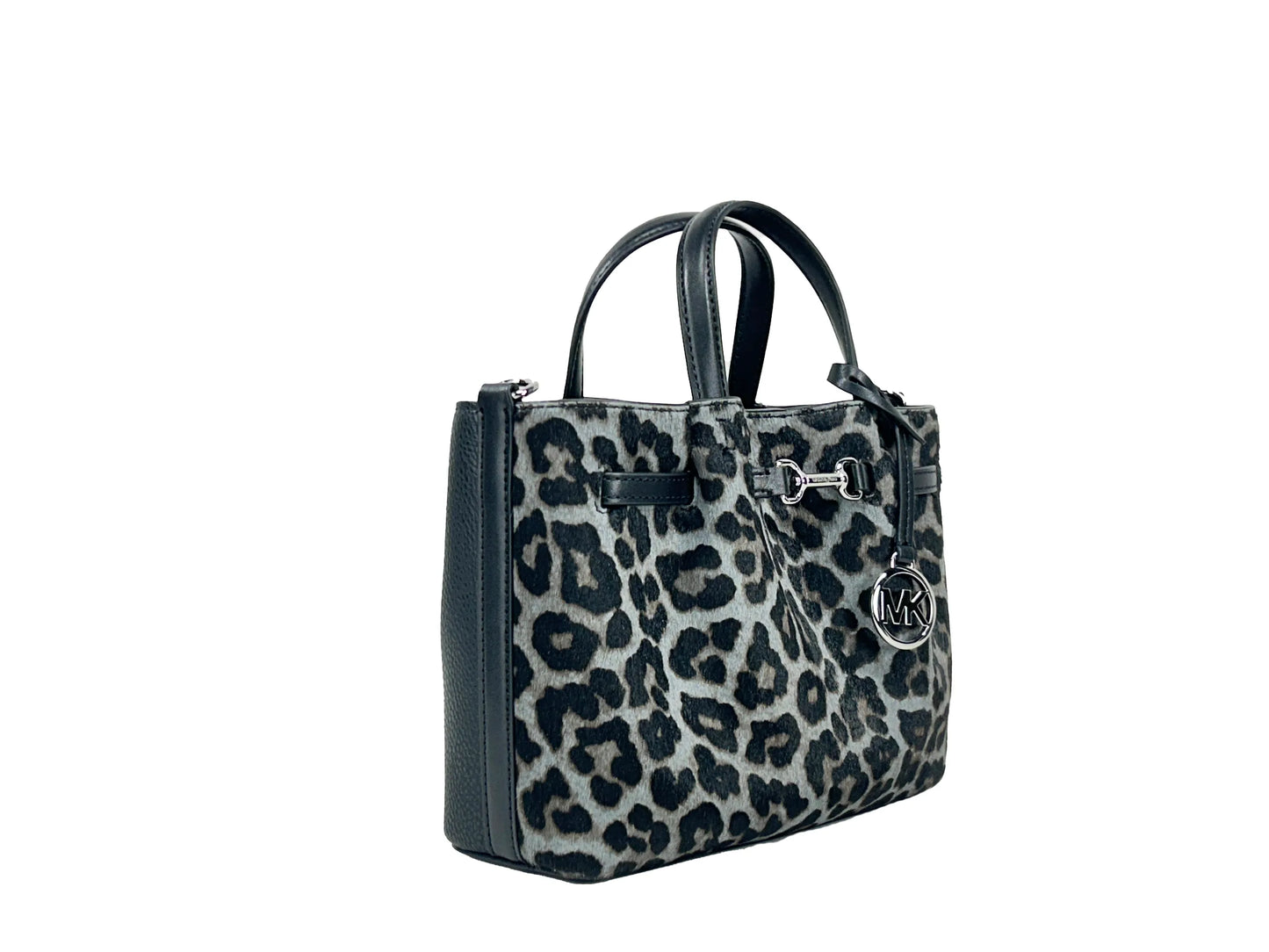 Michael Kors Carson Leopard Satchel Bag Crossbody