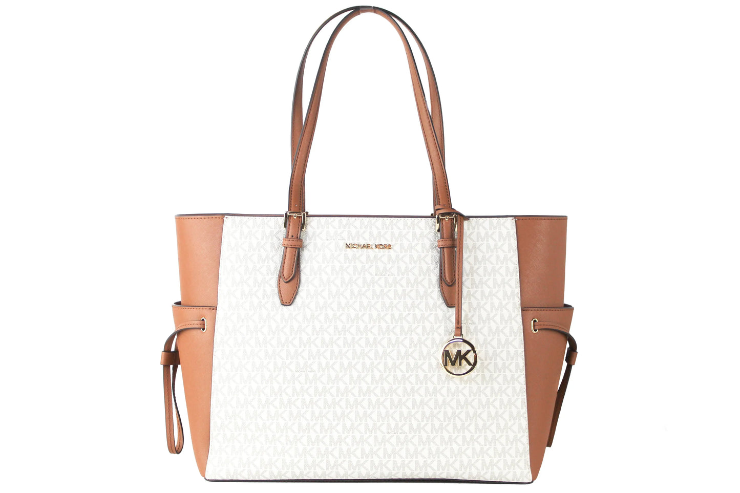 Michael Kors Gilly Vanilla PVC Travel Drawstring Tote