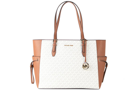 Michael Kors Gilly Vanilla PVC Travel Drawstring Tote