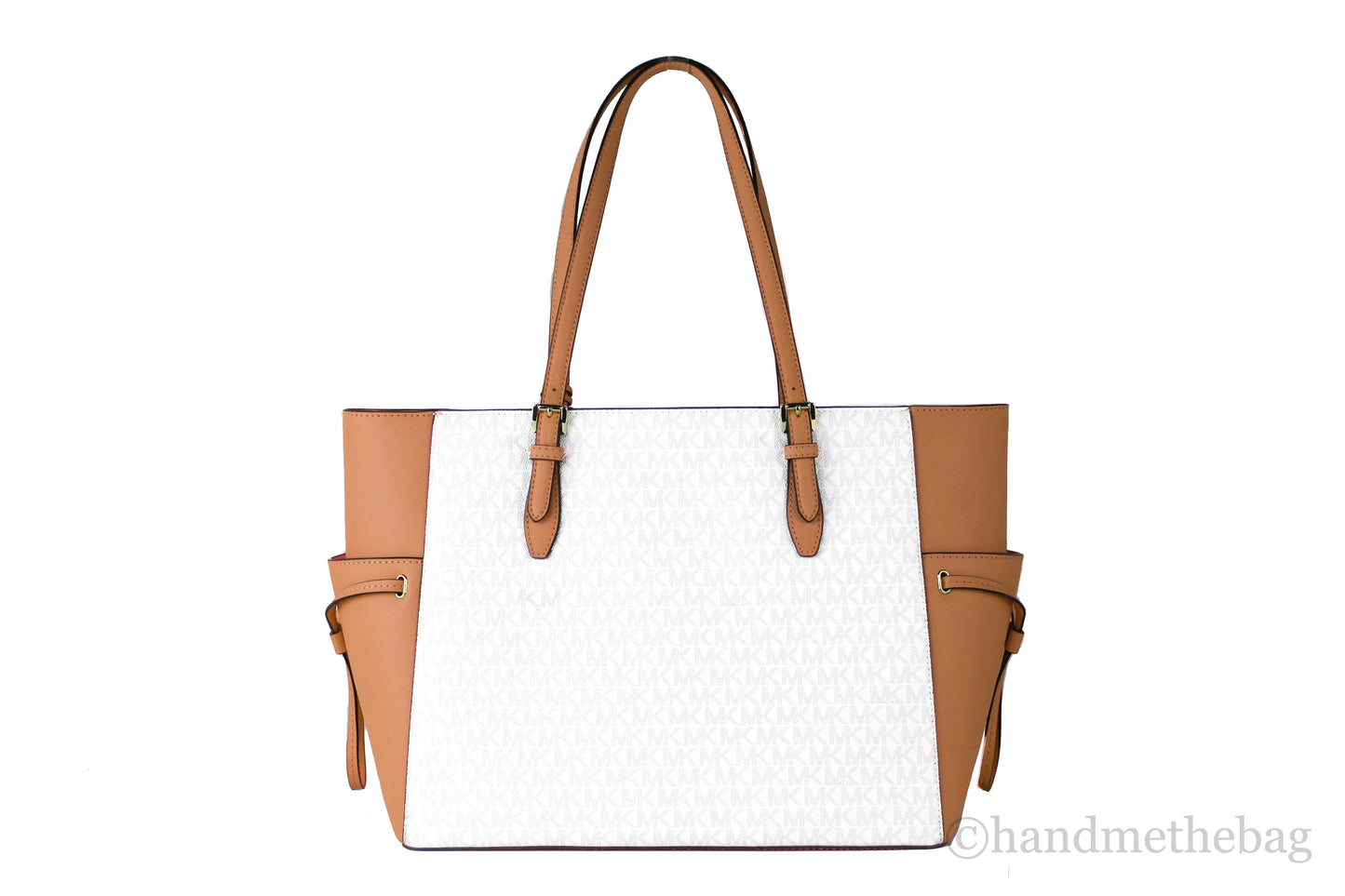 Michael Kors Gilly Vanilla PVC Travel Drawstring Tote