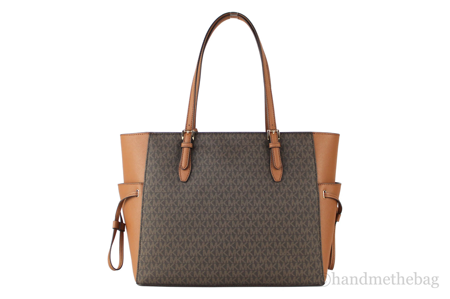 Michael Kors Gilly Brown Travel Drawstring Tote