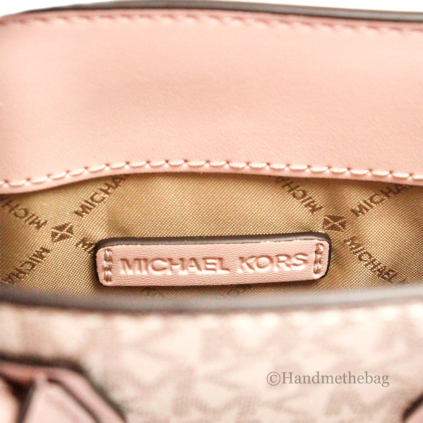 Michael Kors Mercer Powder Blush North South Crossbody Bag