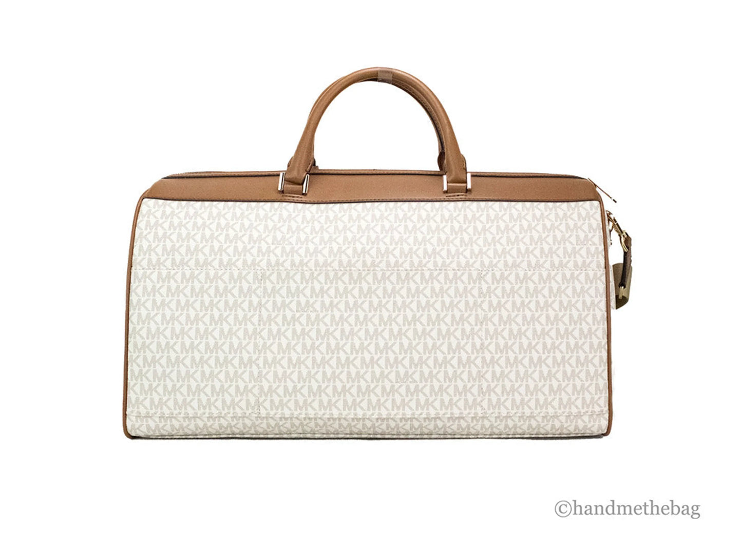 Michael Kors Travel XL Vanilla Duffle Weekender Bag