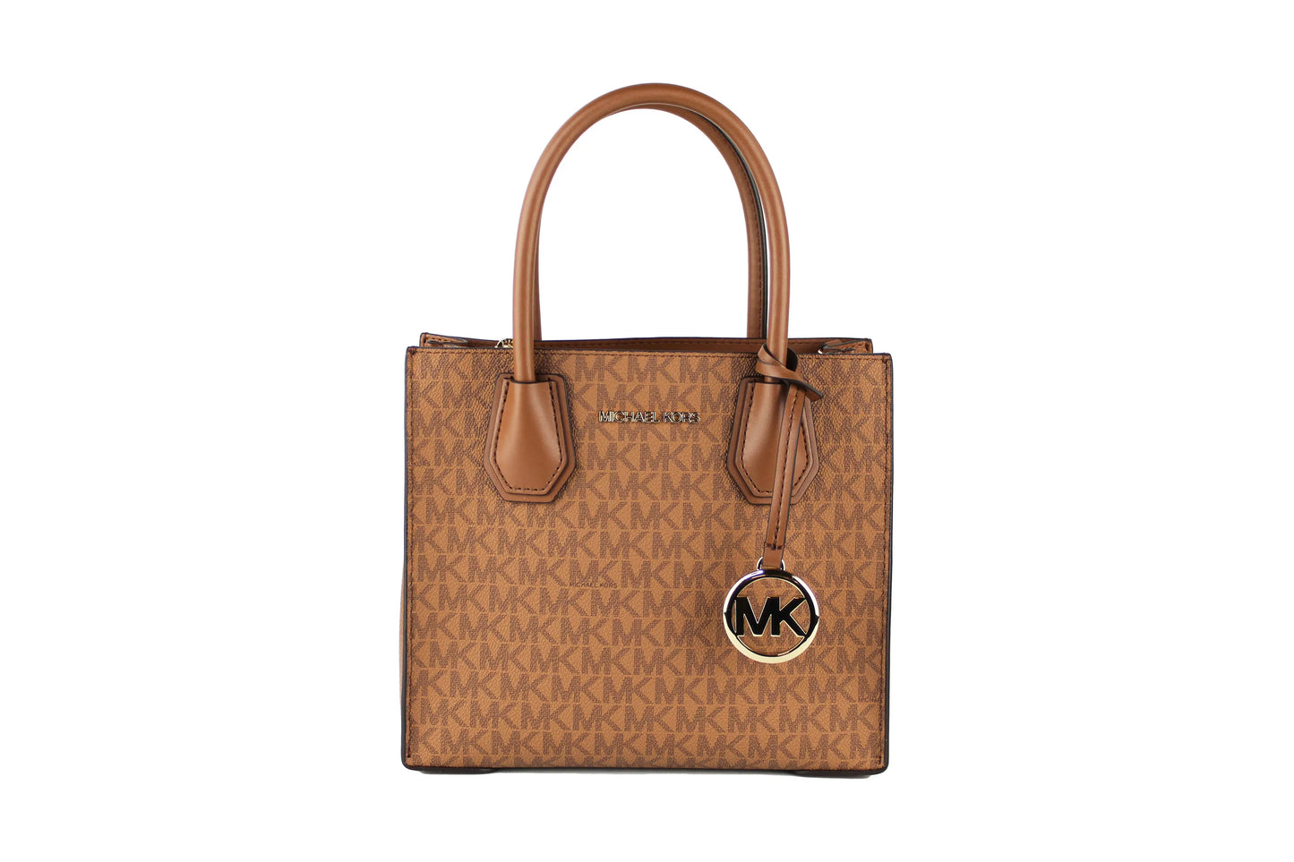 Michael Kors Mercer Luggage Multi Leather Messenger Crossbody Handbag