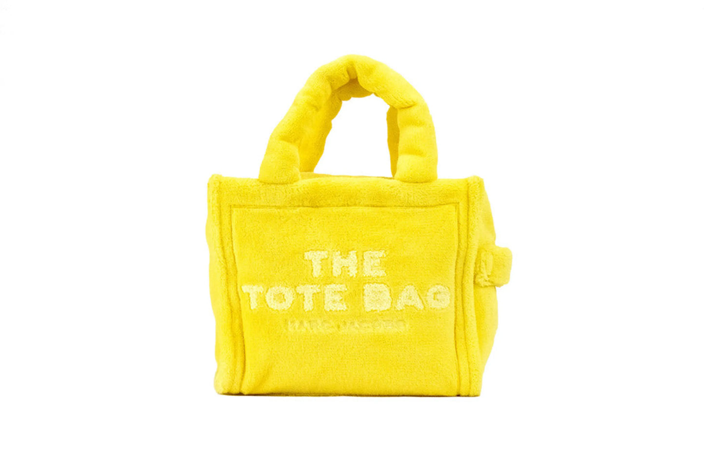 Marc Jacobs The Terry Tote Yellow Mini Soft Terry Fabric Crossbody Bag Handbag
