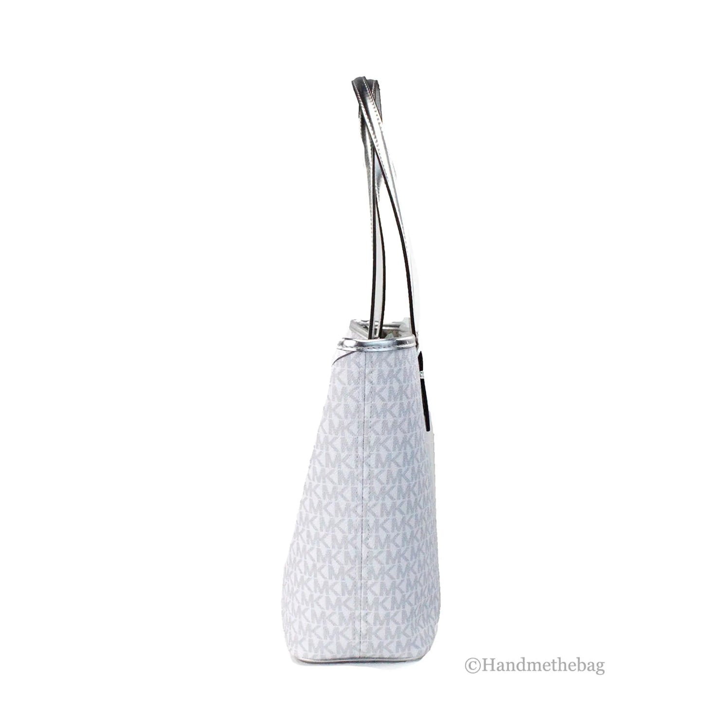 Michael Kors Jet Set Girls White PVC Tote