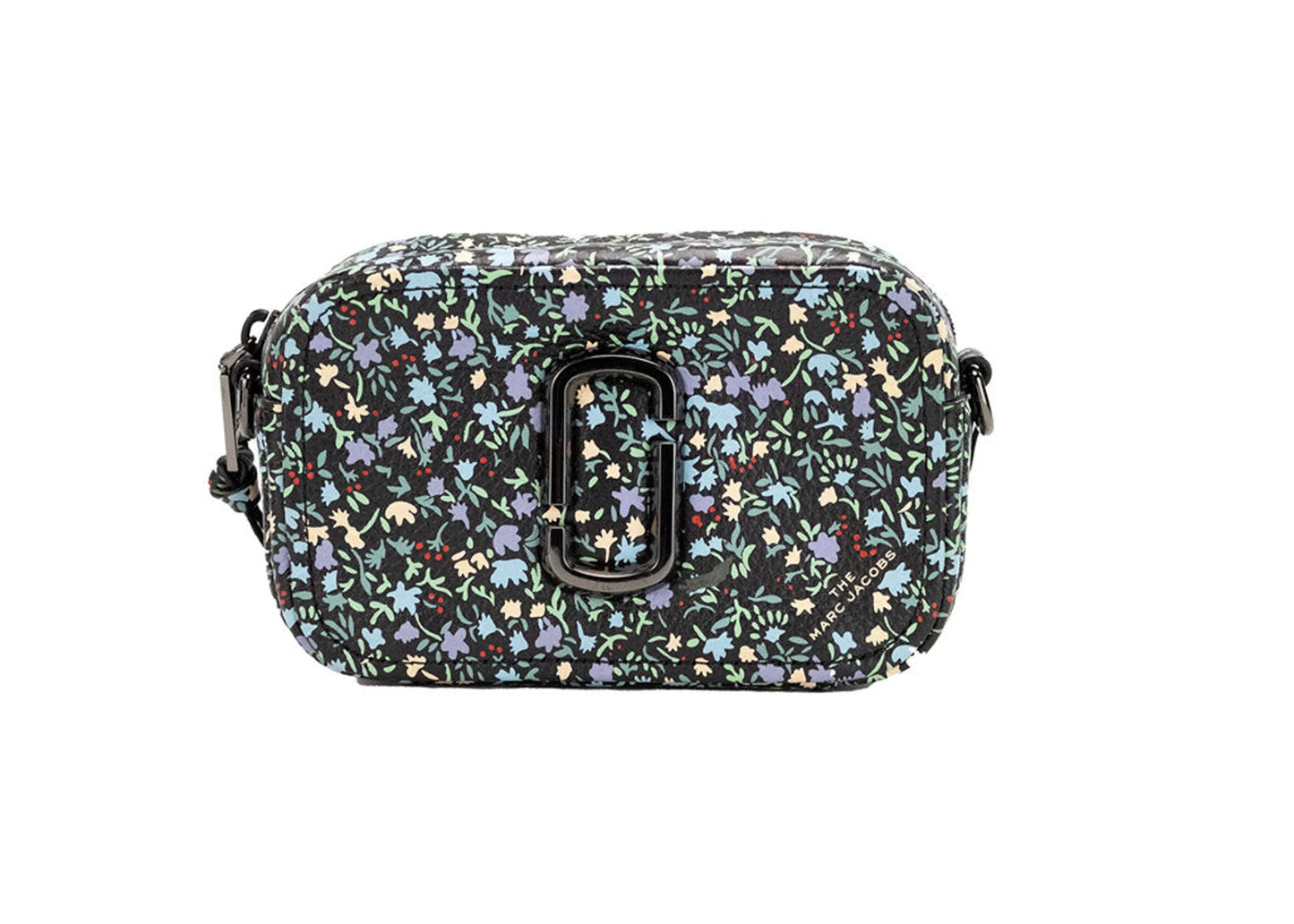 Marc Jacobs The Mini Floral Snapshot Leather Crossbody Bag