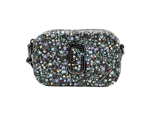 Marc Jacobs The Mini Floral Snapshot Leather Crossbody Bag