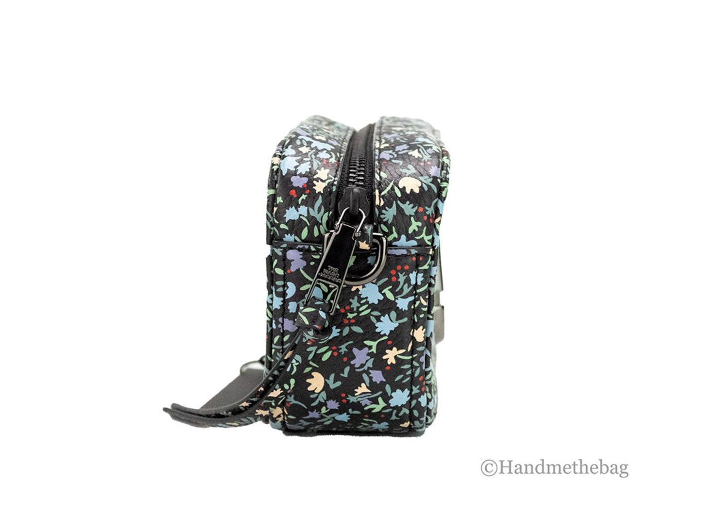 Marc Jacobs The Mini Floral Snapshot Leather Crossbody Bag