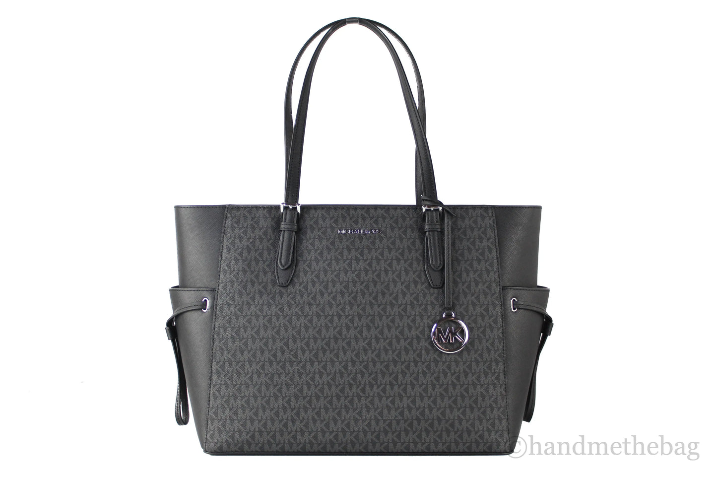 Michael Kors Gilly Signature PVC Travel Drawstring Tote Bag Handbag