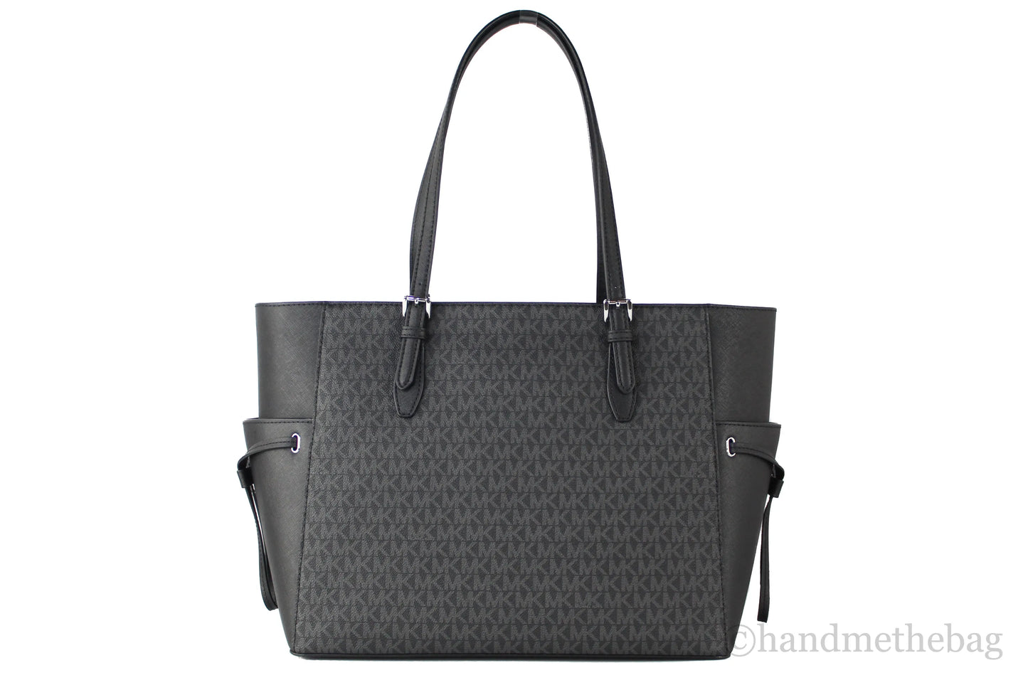 Michael Kors Gilly Signature PVC Travel Drawstring Tote Bag Handbag