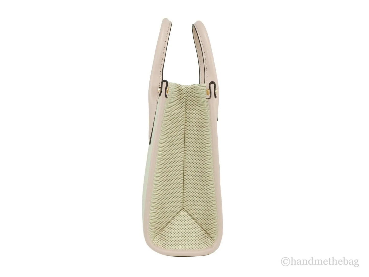 Michael Kors Mirella Canvas Shopper Crossbody Purse