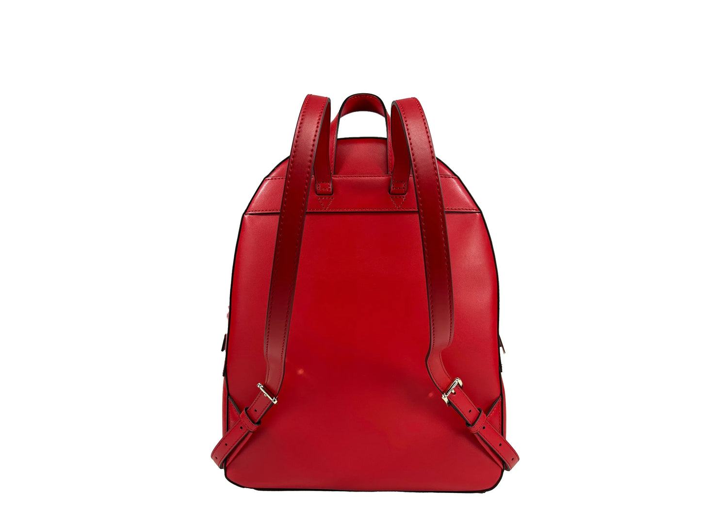 Michael Kors Jaycee Red Leather Backpack Bookbag