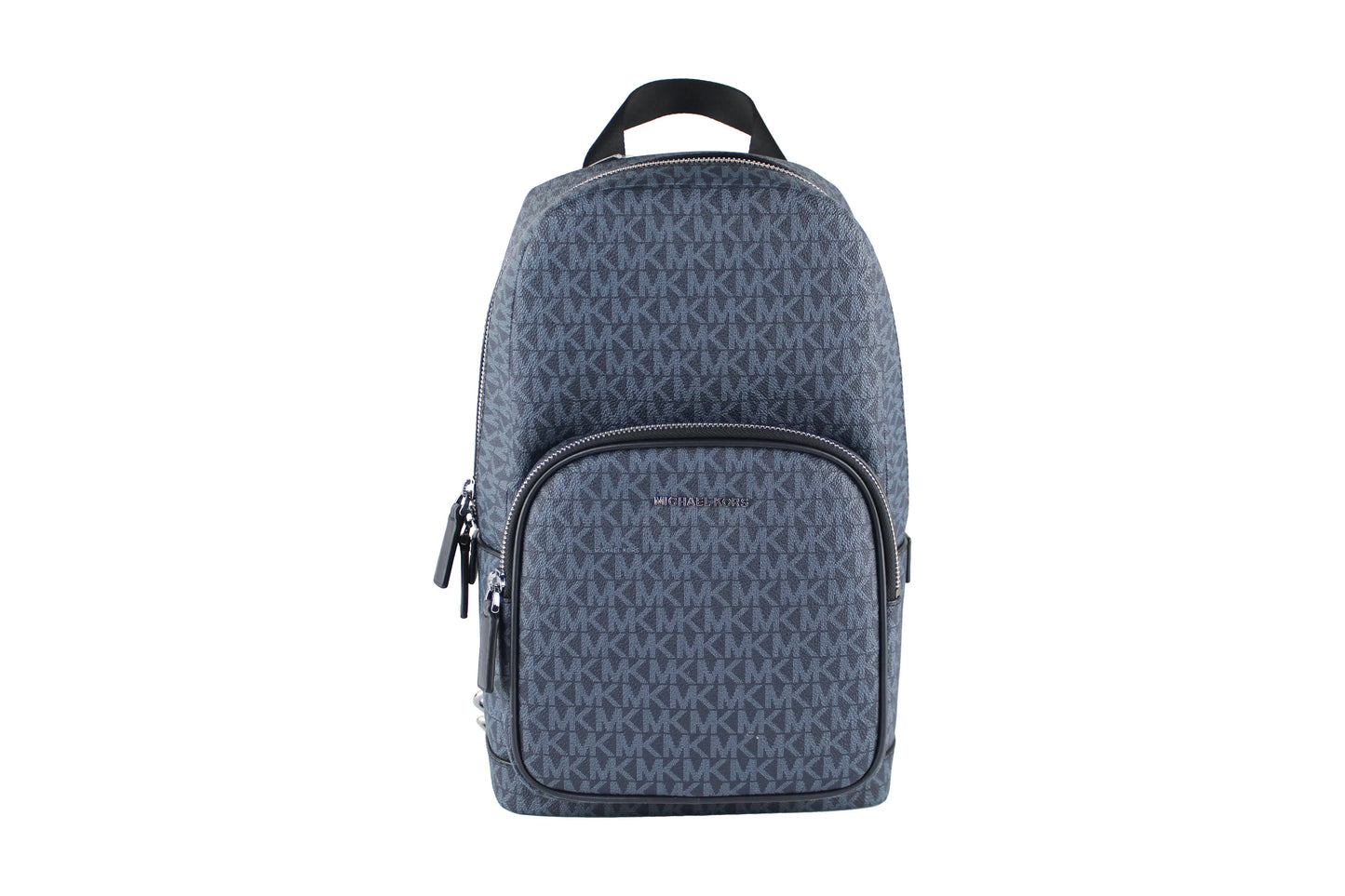 Michael Kors Cooper Navy Signature PVC Sling Backpack