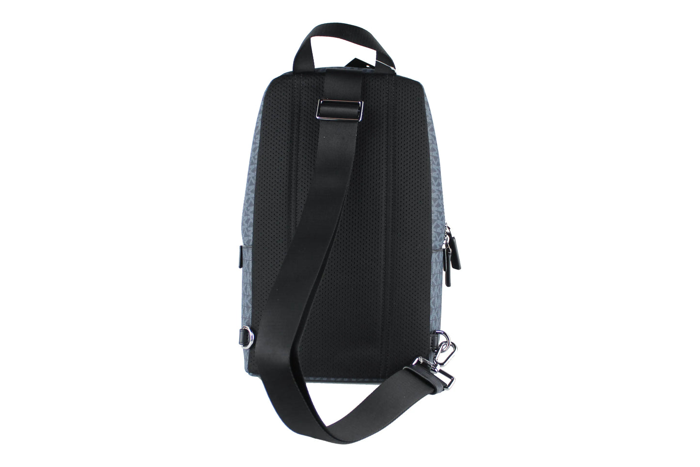 Michael Kors Cooper Navy Signature PVC Sling Backpack