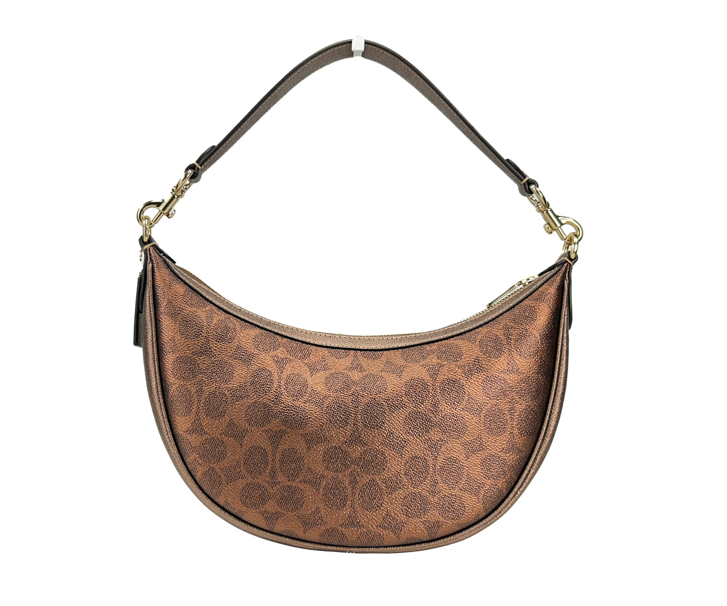 Coach Aria Signature Canvas Shoulder Bag Purse