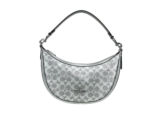Coach Aria Signature Canvas Shoulder Bag Purse
