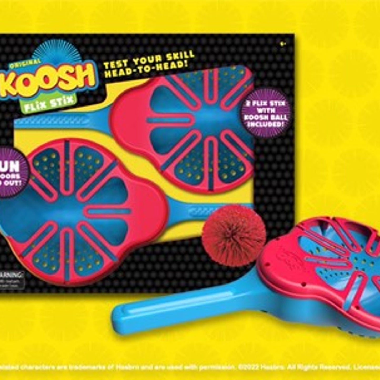 Playmonster Koosh Flix Stix – Outdoor Lacrosse Game, Ball Included