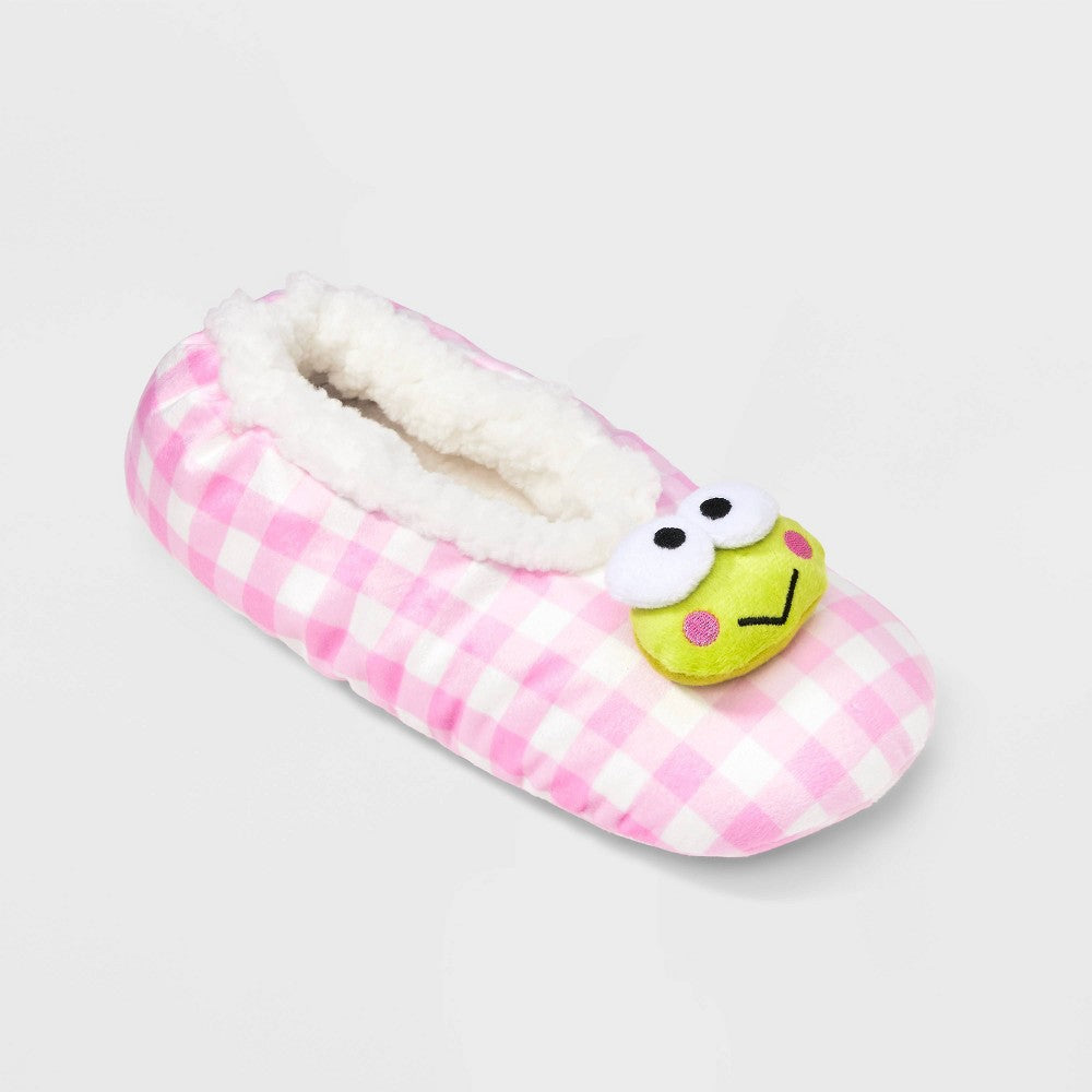 Sanrio Hello Kitty Keroppi Slipper Socks M/L with Grippers