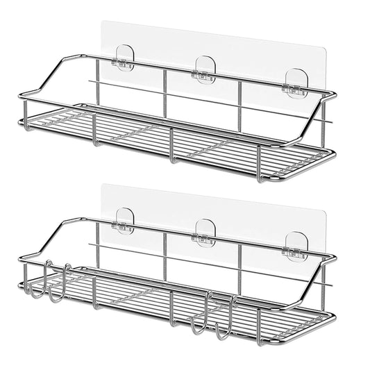 Adhesive Shower Caddy Shower Shelf Organizer for Bathroom