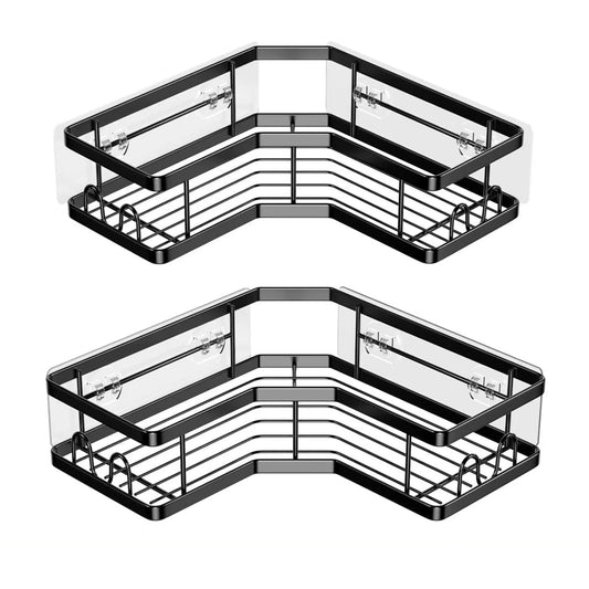 2Pcs Corner Shower Caddy Anti-Rust