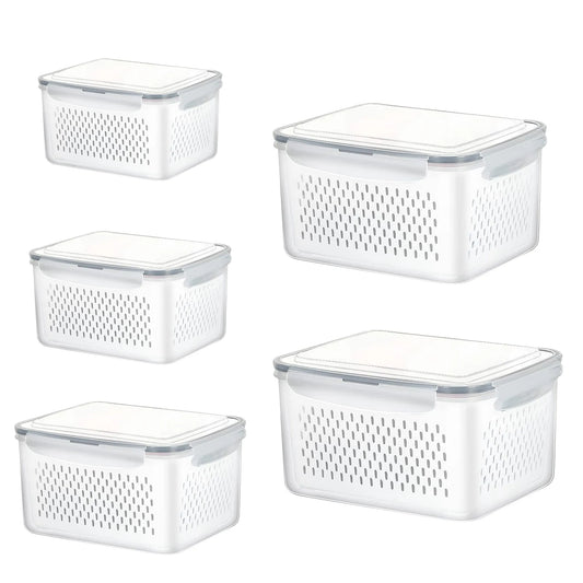 5Pcs Fruit Vegetable Containers