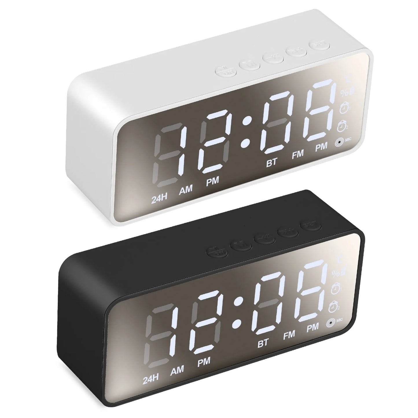 Mirror Digital Alarm Clock
