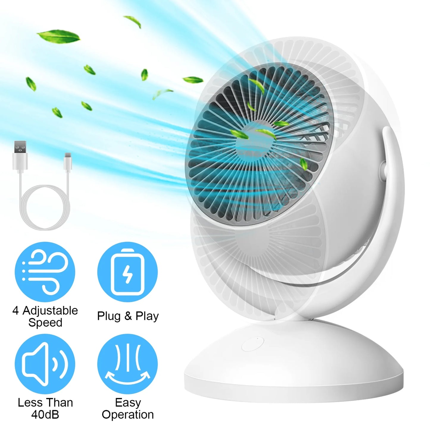 Air Circulator Desk Fan
