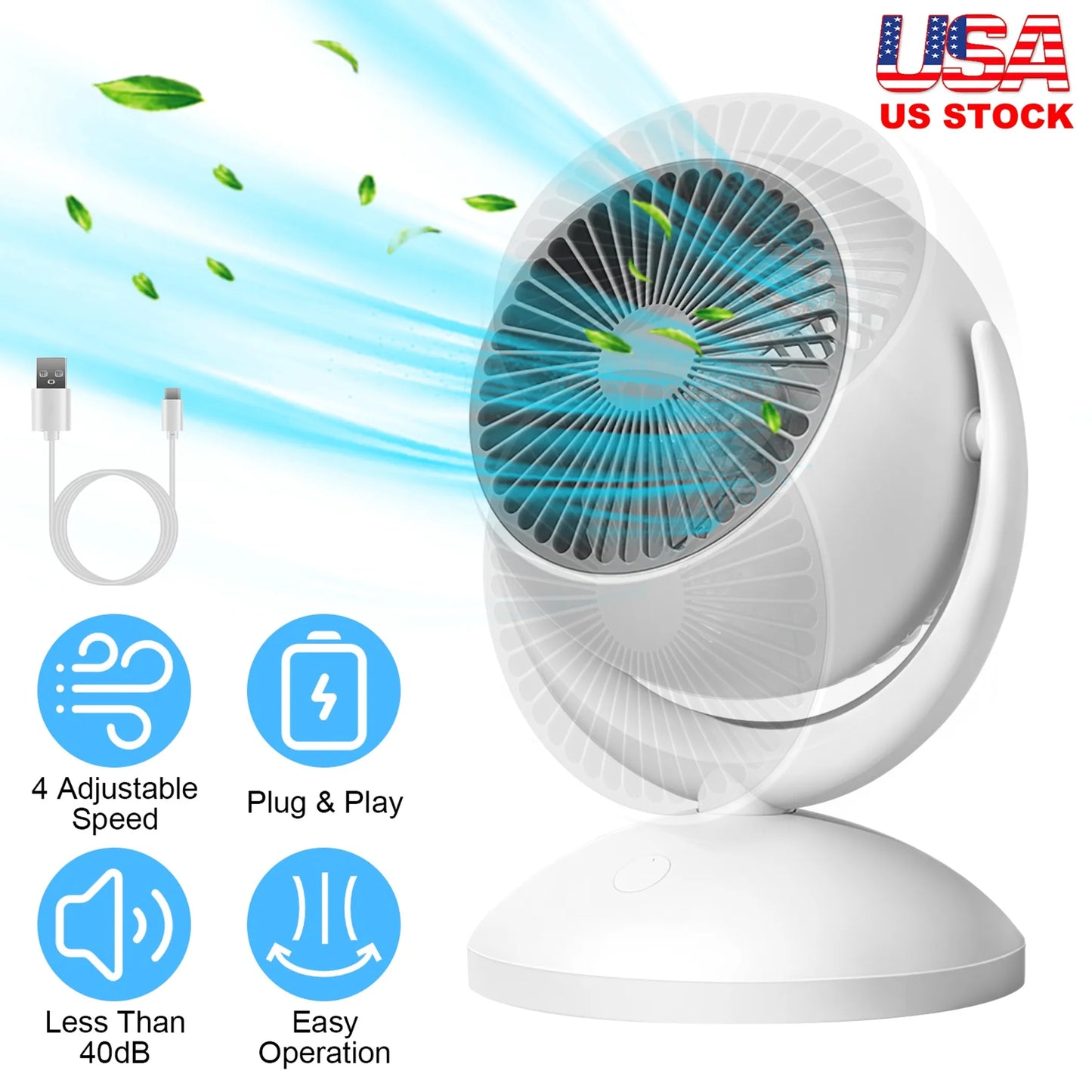 Air Circulator Desk Fan
