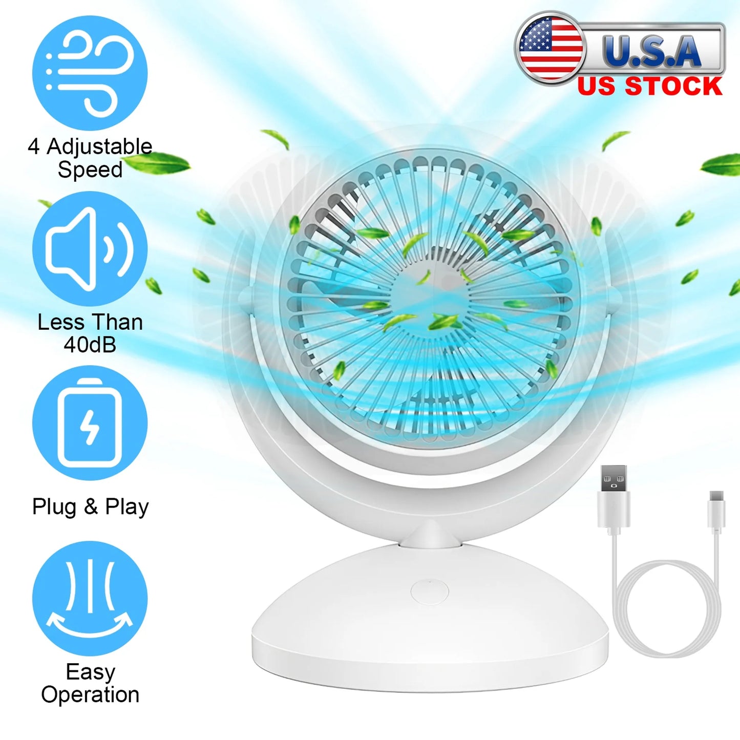 Air Circulator Desk Fan