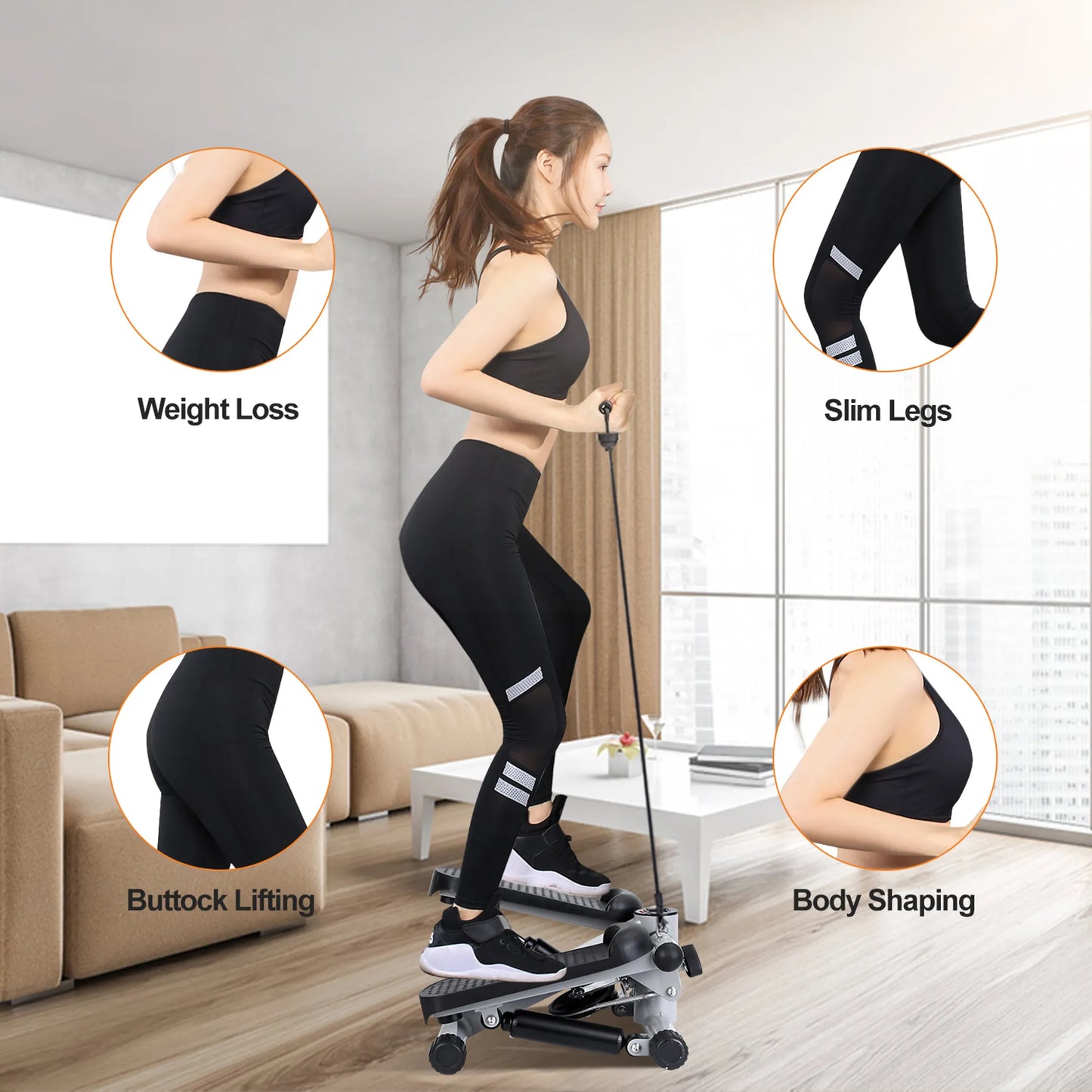 Stepper for Exercise Mini Fitness Stepper