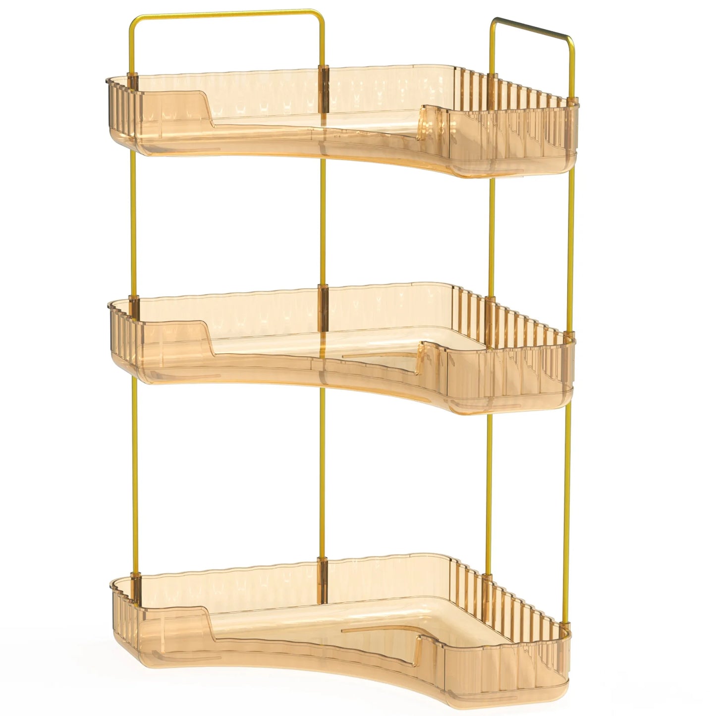 Bathroom Countertop Organizer 3 Tier Corner Makeup Storage