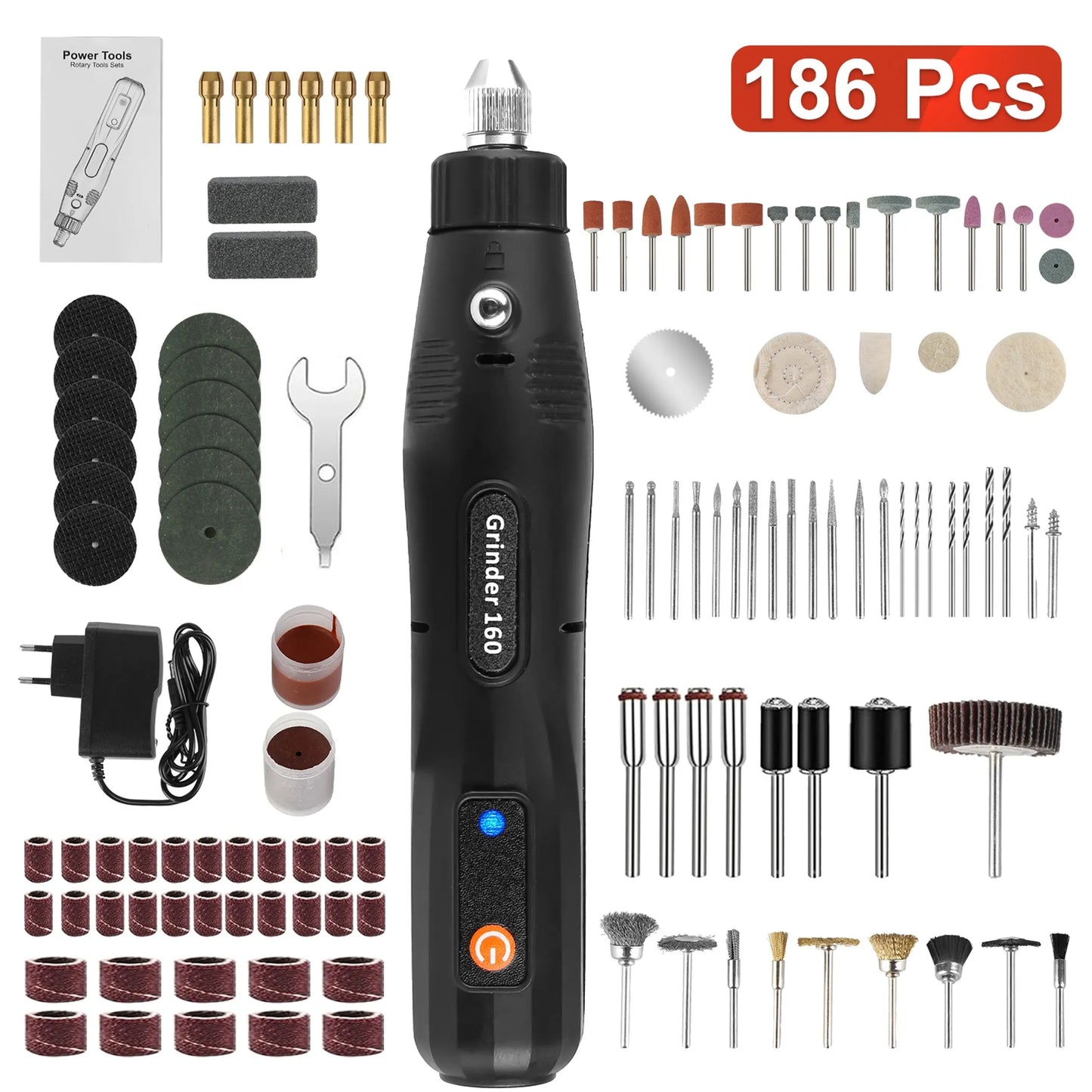 Mini Corded Rotary Power Tool Set